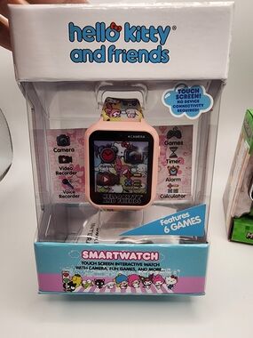 Hello Kitty Pink Kids Smartwatch - Interactive Touchscreen